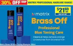 My Chemist Matrix Brass Off Blue Toning Shampoo offer