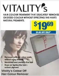 My Chemist Vitality's Colour Off Hair Colour Remover offer