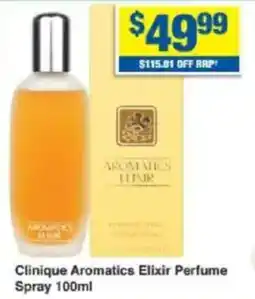 My Chemist Clinique Aromatics Elixir Perfume Spray 100ml offer