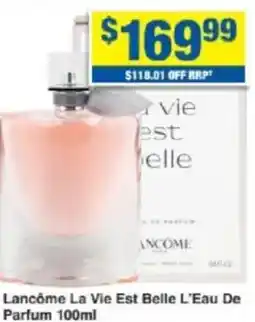 My Chemist Lancôme La Vie Est Belle L'Eau De Parfum offer