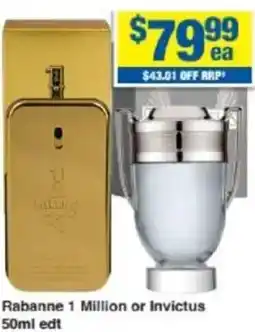 My Chemist Rabanne 1 Million or Invictus offer
