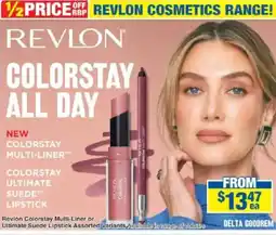 My Chemist Revlon Colorstay Multi-Liner or Ultimate Suede Lipstick offer