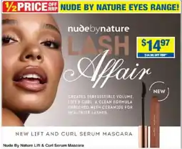 My Chemist Nude By Nature Lift & Curl Serum Mascara offer