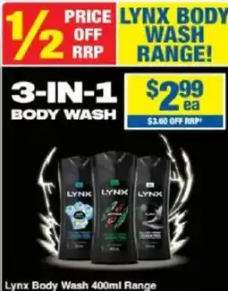My Chemist Lynx Body Wash offer