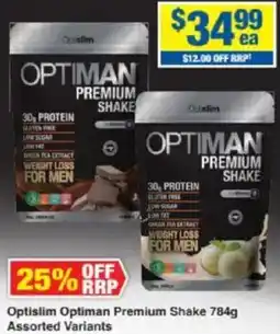 My Chemist Optislim Optiman Premium Shake offer