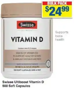 My Chemist Swisse Ultiboost Vitamin D 500 Soft Capsules offer