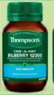 My Chemist Thompson's One-A-Day Bilberry 12000 offer