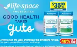 My Chemist Life-Space Broad Spectrum Probiotic or Probiotic offer