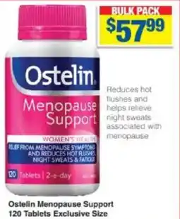 My Chemist Ostelin Menopause Support 120 Tablets Exclusive Size offer