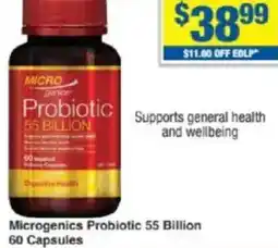 My Chemist Microgenics Probiotic 55 Billion offer