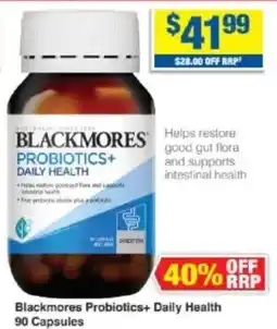 My Chemist Blackmores Probiotics+ Daily Health offer