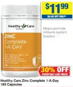 My Chemist Healthy Care Zinc Complete 1-A-Day offer