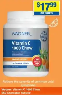 My Chemist Wagner Vitamin C 1000 Chew offer
