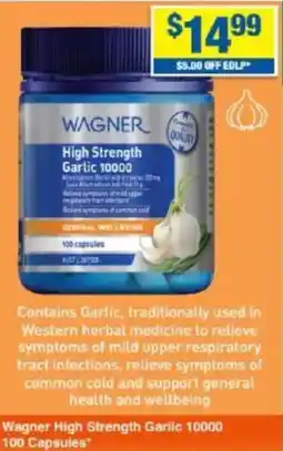 My Chemist Wagner High Strength Garlic 10000 offer
