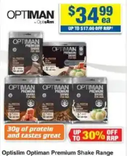 My Chemist Optislim Optiman Premium Shake Range offer