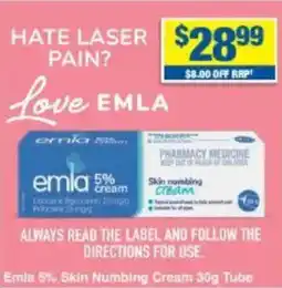 My Chemist Emia 5% Skin Numbing Cream offer