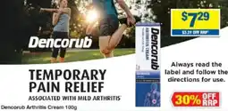 My Chemist Dencorub Arthritis Cream offer