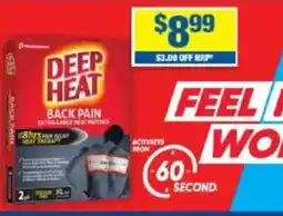 My Chemist Deep heat back pain offer