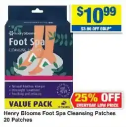 My Chemist Henry Blooms Foot Spa Cleansing Patches offer