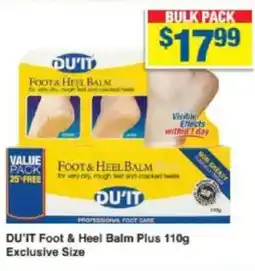 My Chemist DU'IT Foot & Heel Balm Plus 110g offer
