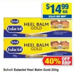 My Chemist Scholl Eulactol Heel Balm Gold offer