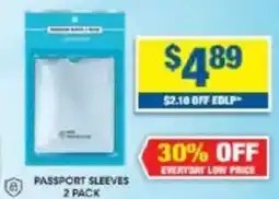 My Chemist Passport sleeves 2 pack offer