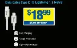 My Chemist Data Cable Type C to Lightning 1.2 Metre offer