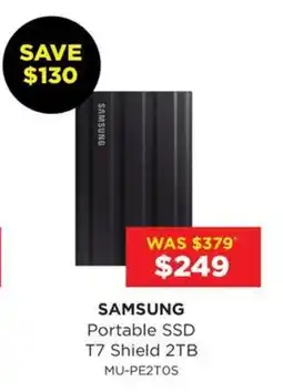 Bing Lee Portable ssd t7 shield 2tb offer