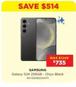 Bing Lee Galaxy S24 256GB - Onyx Black offer