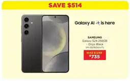 Bing Lee SAMSUNG Galaxy S24 256GB - Onyx Black offer