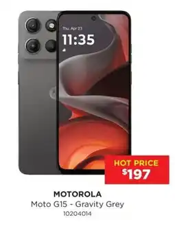 Bing Lee Moto G15 - Gravity Grey offer