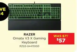 Bing Lee RAZER Ornata V3 X Gaming offer