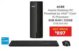 Bing Lee Aspire Desktop PC Powered by Intel™ Core® offer