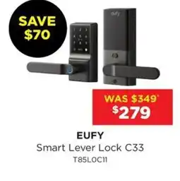 Bing Lee Smart Lever Lock C33 T85LOC11 offer