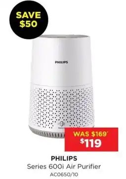 Bing Lee Series 600i Air Purifier AC0650/10 offer