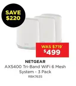 Bing Lee AX5400 Tri-Band WiFi 6 Mesh System - offer