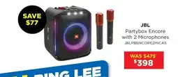 Bing Lee Partybox Encore with 2 Microphones offer