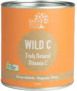 healthylife Eden Healthfoods Wild C Natural Vitamin C Powder 150g offer