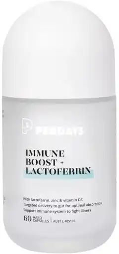 healthylife Perdays Immune Boost + Lactoferrin 60 Capsules offer