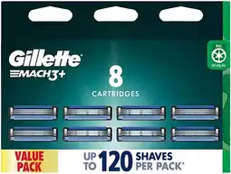 healthylife Gillette Mach3 Plus Refill Blades 8 Pack offer