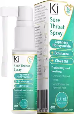 healthylife Ki Health Defence Sore Throat Spray 20ml offer
