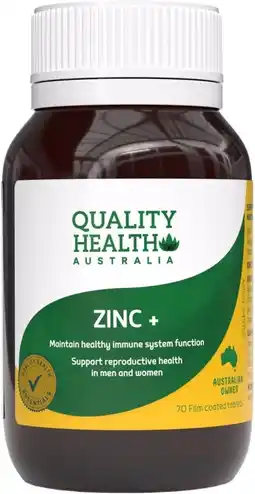 healthylife Quality Health Zinc+ 70 Tablets offer