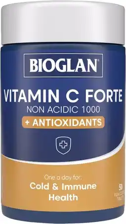 healthylife Bioglan One-A-Day Vitamin C Forte 1000mg 50 Tablets offer