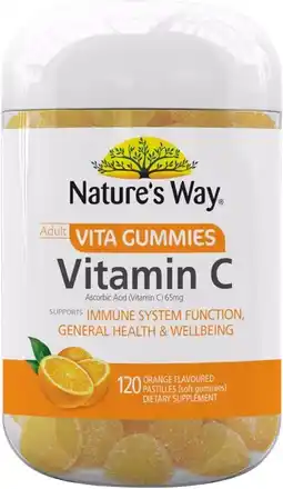 healthylife Natures Way Adult Vita Gummies Vitamin C 120 Pack offer
