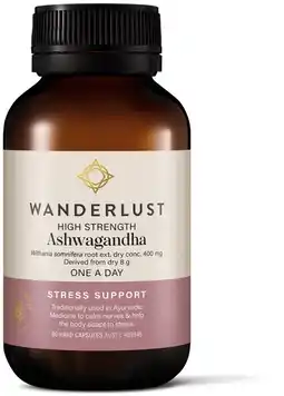 healthylife Wanderlust High Strength Ashwagandha 60 Capsules offer