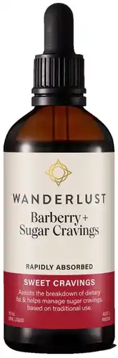 healthylife Wanderlust Barberry + Sugar Cravings Liquid 90ml offer