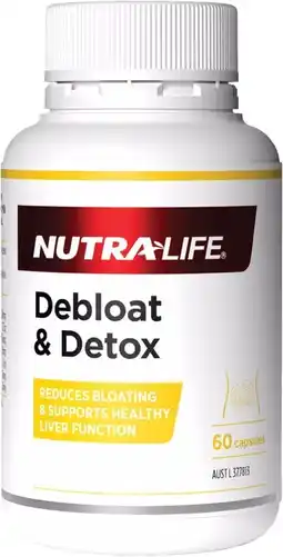 healthylife Nutra-Life Debloat & Detox 60 Capsules offer