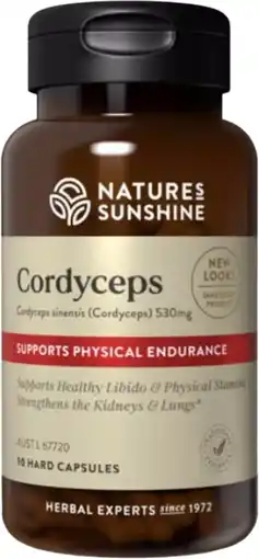 healthylife Nature's Sunshine Cordyceps 90 Capsules offer