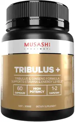healthylife Musashi Tribulus+ 60 Capsules offer