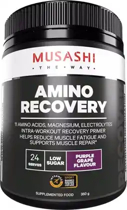 healthylife Musashi Amino Recovery Powder Purple Grape 350g offer